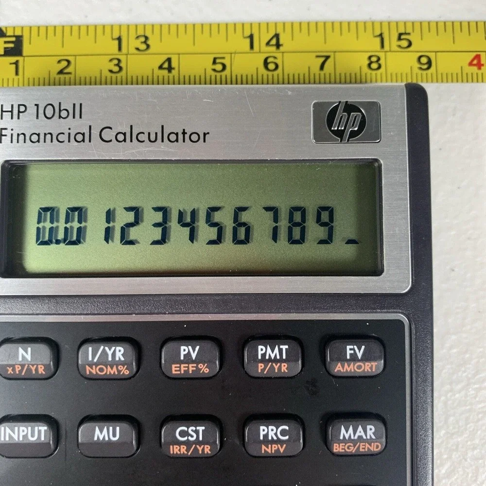 Hewlett Packard HP-10BII Plus Financial Calculator